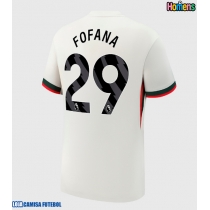 Camisa de Futebol Chelsea Wesley Fofana #29 Equipamento Secundário 2025-26 Manga Curta